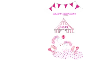 Happy Birthday Circus Card