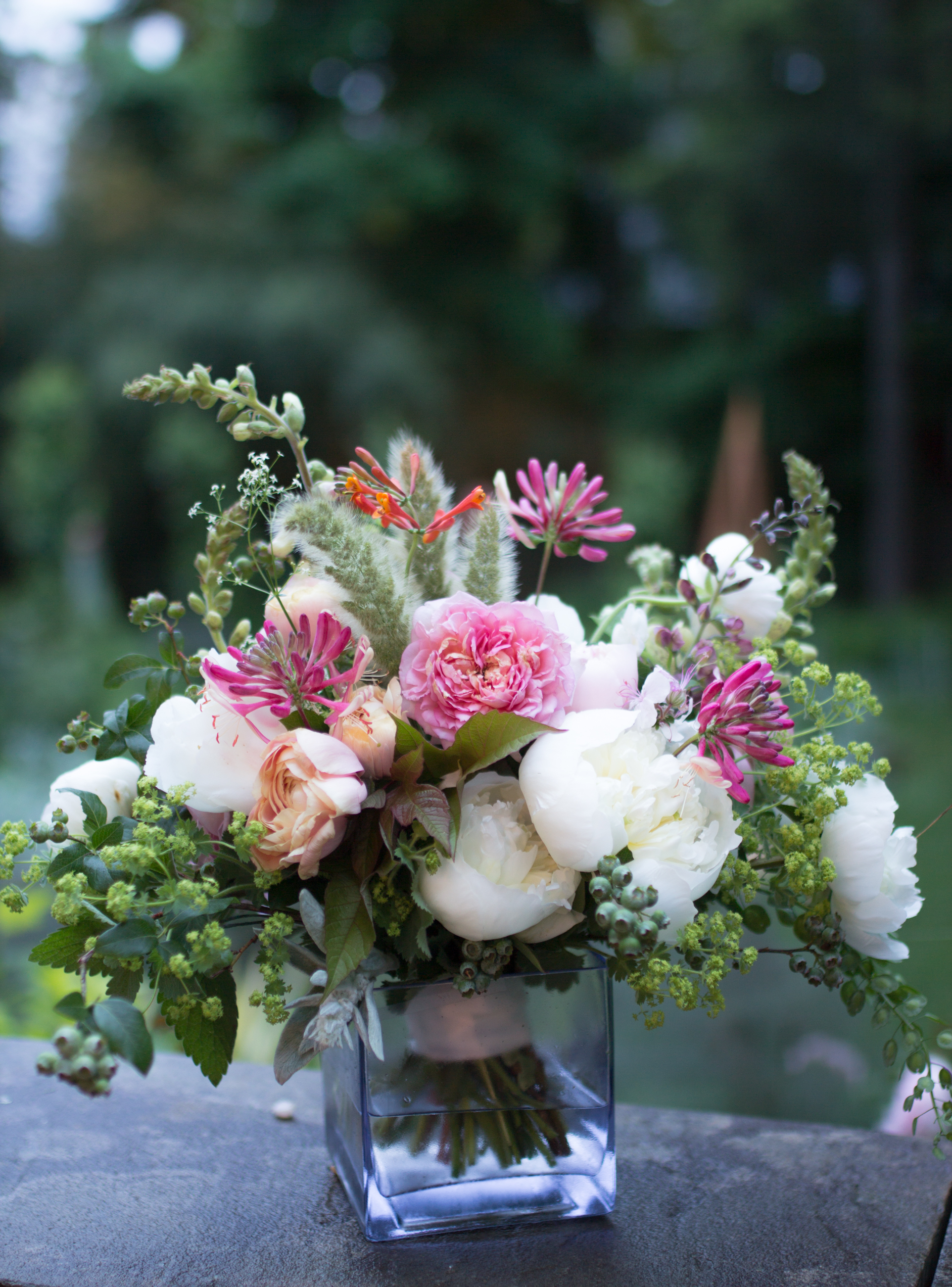photo of spring bridal bouquet by Hudson Valley floral designer Gloria B. Collins