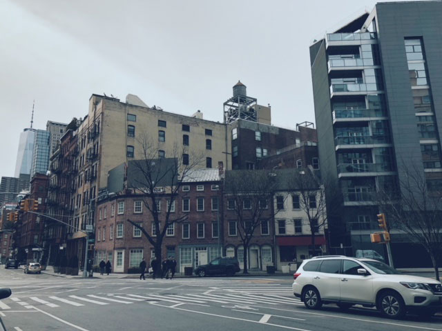 photo of a street in soho new york