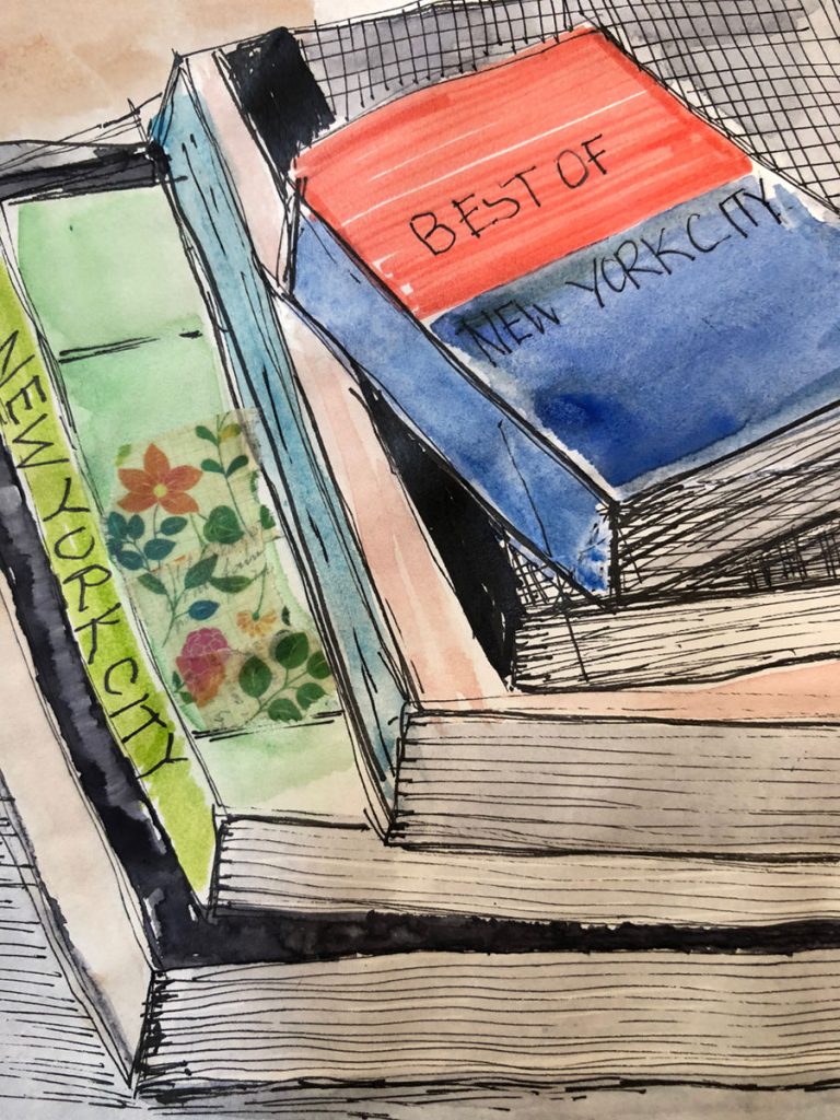 "When Reading is a Struggle: Overcoming Illiteracy Through Visual Inspiration" post and original illustration by Gloria B. Collins